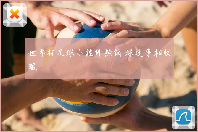 世界杯足球小挂件热销 球迷争相收藏