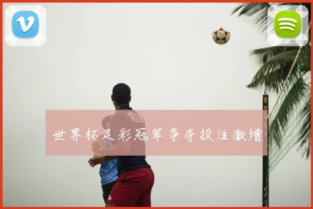 世界杯足彩冠军争夺投注激增